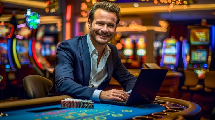 Antarmuka permainan PG Soft yang ditampilkan di layar ponsel dengan tombol spin dan saldo akun yang jelas